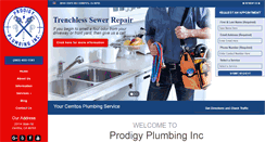 Desktop Screenshot of prodigyplumbinglbc.com