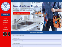 Tablet Screenshot of prodigyplumbinglbc.com